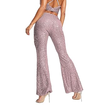 サブレ glittery tweed flare easy trousers 06502-